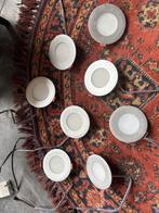 8 Inbouwspots Dimbaar & Kleur Aanpasbaar 12 cm diameter, Huis en Inrichting, Ophalen of Verzenden, Gebruikt, Metaal