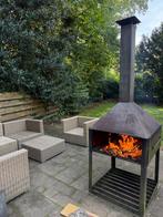 Stalen Buitenhaard - Design - Uniek!, Ophalen, Gebruikt