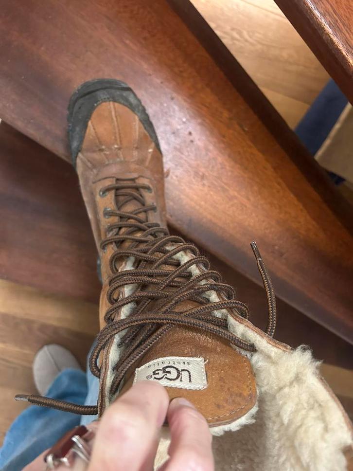 Ugg, stoere winterlaarzen mt 38, Kleding | Dames, Schoenen, Gedragen, Snowboots, Bruin, Ophalen of Verzenden