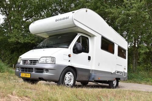 Fiat Ducato 2.8L Turbo. Uitstekend onderhouden en zeer mooi., Caravans en Kamperen, Campers, Particulier, tot en met 6, Alkoof