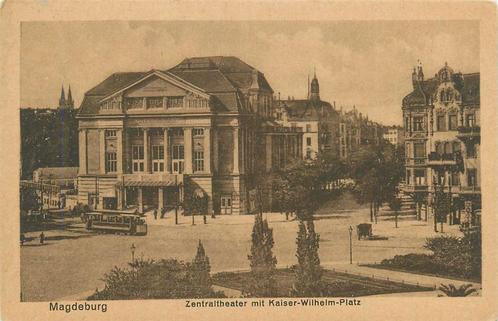 (701-308-023) Magdeburg Zentraltheater, Verzamelen, Ansichtkaarten | Buitenland, Duitsland, Verzenden