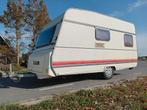 Leuke Bustner caravan met luifel en fietsendrager, Vast bed, Treinzit, Particulier, Bürstner