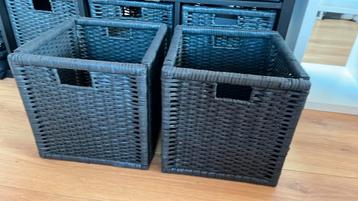 2 manden voor ikea vakkenkast kallax beschikbaar voor biedingen