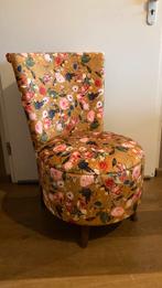 Prachtige vintage cocktail stoeltje nieuw gestoffeerd, Huis en Inrichting, Ophalen, Nieuw, Minder dan 75 cm, Minder dan 50 cm