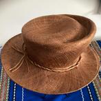 bronskleurige dames hoed hoed van hoedenhuis t’ Matelootje, Kleding | Dames, Ophalen of Verzenden, Hoed, Zo goed als nieuw