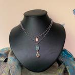 Kyaniet zilver beschermt aura straling geluk magie harmonie, Met edelsteen, Blauw, Nieuw, Ophalen of Verzenden