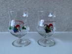 2 kleine glazen Chouffe proefglaasjes 12 cl., Duvel, Glas of Glazen, Ophalen of Verzenden, Zo goed als nieuw