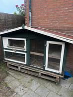Groot Konijnenhok, Dieren en Toebehoren, Knaagdieren en Konijnen | Hokken en Kooien, Ophalen, 110 cm of meer, Zo goed als nieuw