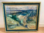 Aquarel Ameland door W. van Boven. Vuurtoren van Ameland., Antiek en Kunst, Kunst | Schilderijen | Klassiek, Ophalen