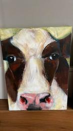 Drie X koeien schilderij incliusief echteid centrificaat, Antiek en Kunst, Kunst | Schilderijen | Modern, Ophalen of Verzenden