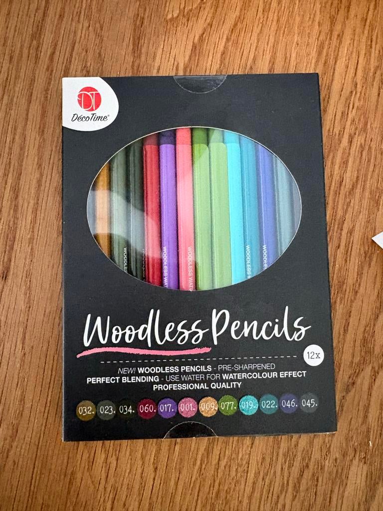 DécoTime Woodless Pencils - 12 Stuks, Hobby en Vrije tijd, Tekenen, Geen, Geen, Nieuw, Ophalen of Verzenden
