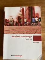 Basisboek criminologie, Ophalen of Verzenden, Zo goed als nieuw, HBO