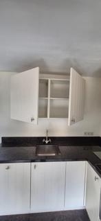 Nette Landelijke Hoekkeuken + Apparatuur + GEDEMONTEERD, Huis en Inrichting, Keuken | Complete keukens, Ophalen of Verzenden, Crème