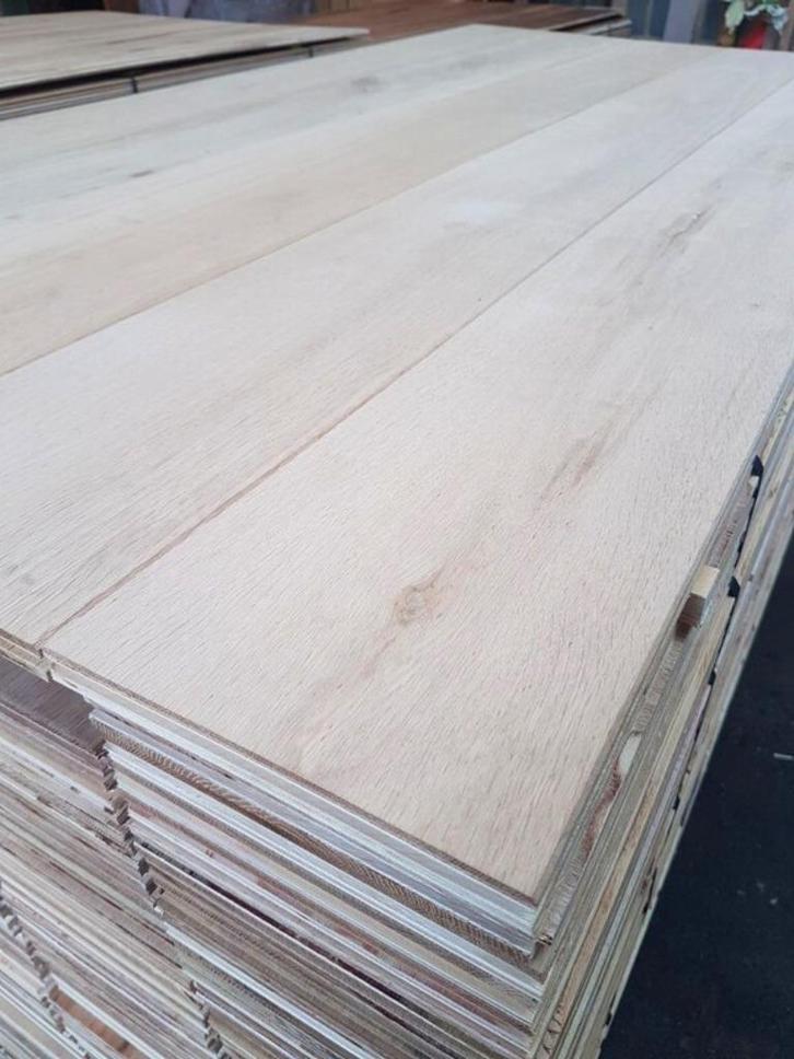 ACTIE! EIKEN MULTIVLOER 2 CM DIK, MET EXTRA DIKKE TOPLAAG, Huis en Inrichting, Stoffering | Vloerbedekking, Nieuw, Parket, 75 m² of meer