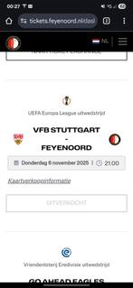 Stuttgart- Feyenoord kaartje gezocht, Tickets en Kaartjes, Eén persoon