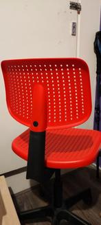 IKEA bureaustoeltje Alrik, Ophalen, Zo goed als nieuw, Blauw