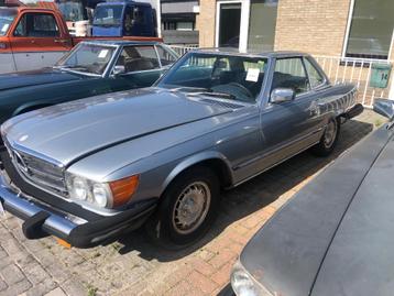 Mercedes SL 380 R107 Blauw beschikbaar voor biedingen