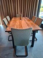 6 eetkamerstoelen henders en hazel, Huis en Inrichting, Stoelen, Ophalen of Verzenden, Gebruikt, Overige kleuren, Stof