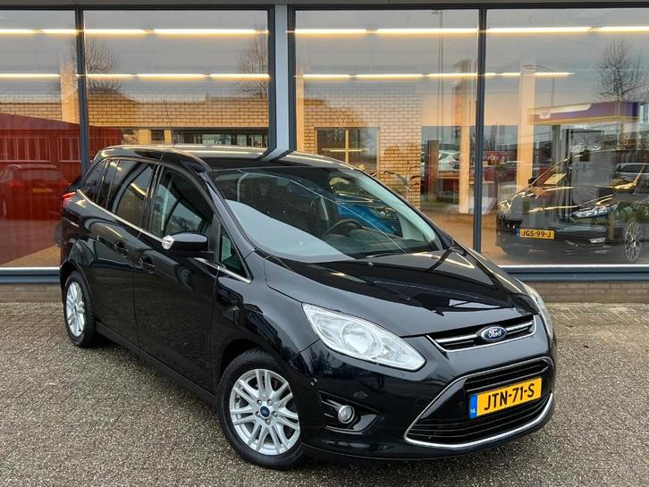 Ford Grand C-Max 1.0 EcoBoost | Titanium | Trekhaak | Clima, Auto's, Ford, Bedrijf, Grand C-Max, ABS, Achteruitrijcamera, Airbags