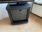 TV kast Stereo meubel met draaiplateau zwart, Ophalen, Gebruikt, Minder dan 100 cm, 25 tot 50 cm