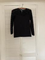 Dames kanten shirt, Ophalen, Zo goed als nieuw, Zwart, Lange mouw