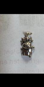Zilveren bedel kettinghanger koe voor bedelarmband ketting, Overige merken, Ophalen of Verzenden, Zo goed als nieuw, 4 bedels of meer