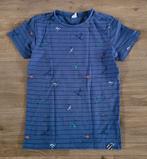 B.Nosy t-shirt blauw gestreept, maat 146/152, Kinderen en Baby's, Kinderkleding | Maat 146, B.Nosy, Ophalen of Verzenden, Zo goed als nieuw