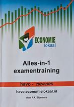 Paul Bloemers - Alles-in-1 examentraining Economie havo 2025, Ophalen of Verzenden, Zo goed als nieuw, Nederlands, Paul Bloemers