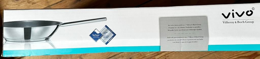 vivo Villeroy & Boch group nieuw in doos koekenpan wokpan, Ophalen, Nieuw, Rvs, Pannenset