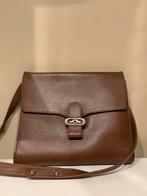 Vintage lederen tas geïnspireerd model Céline, Ophalen of Verzenden, Zo goed als nieuw, Bruin, Schoudertasje