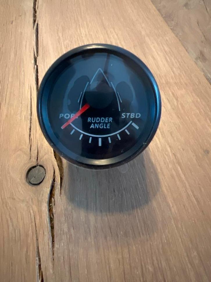 Roerstandmeter, roerstand indicator 52 mm, Watersport en Boten, Navigatiemiddelen en Scheepselektronica, Nieuw, Overige typen