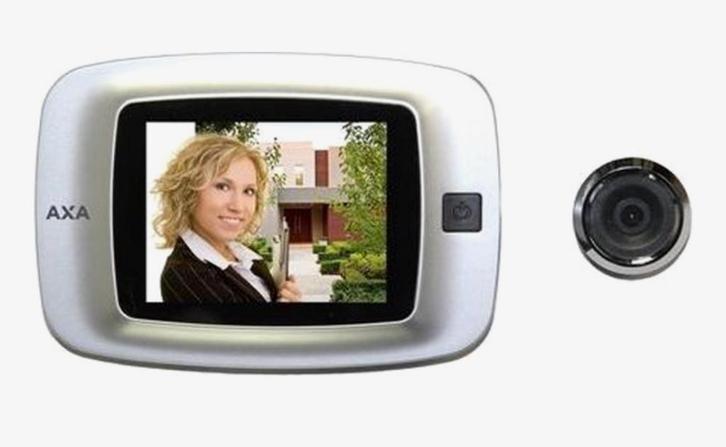 Axa digitale deurspion deurbel €39,- inclusief verzending, Huis en Inrichting, Deurbellen, Nieuw, Ingebouwde camera, Verzenden