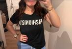 Zwart t-shirt, Zwart, Ophalen of Verzenden, Zo goed als nieuw, Korte mouw