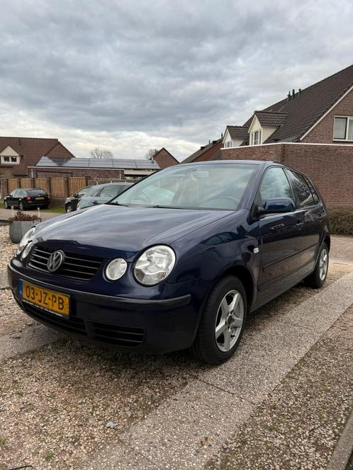 Volkswagen Polo 9n  1.4 55KW 2002 Blauw, Auto's, Volkswagen, Particulier, Polo, Achteruitrijcamera, Airbags, Bluetooth, Boordcomputer
