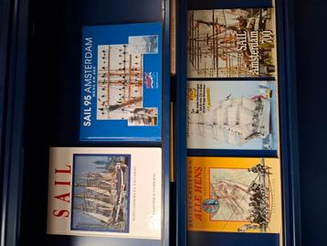5 x SAIL Amsterdam boeken partij verzameling  beschikbaar voor biedingen