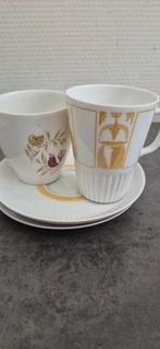 Kop en schotels vintage Mosa Maastricht, Ophalen of Verzenden, Zo goed als nieuw, Kop en/of schotel