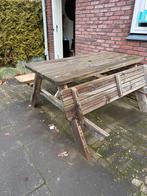Houten Picknicktafel, Ophalen, Gebruikt, Rechthoekig, Hout