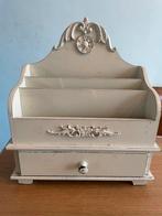 Brocante Brievenhouder met Lade, Ophalen of Verzenden