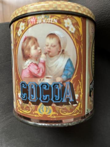 Blikje van Houten's cacao beschikbaar voor biedingen