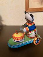 Antiek speelgoed panda met trommel, Antiek en Kunst, Ophalen