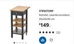 Ikea Keuken Trolley - Gebruikt, Huis en Inrichting, Ophalen, Minder dan 50 cm, Gebruikt, Bruin