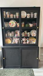 Havsta buffetkast zwart, Huis en Inrichting, Ophalen, Gebruikt, 25 tot 50 cm, 200 cm of meer