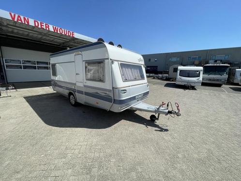 Fendt Saphir 470 TF Voortent Mover Fransbed, Caravans en Kamperen, Caravans, Bedrijf, tot en met 4, 1000 - 1250 kg, Rondzit, Fendt