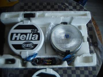 Oldtimer 1 set hella witte mistlampen met covers type 162  beschikbaar voor biedingen
