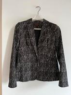 Blazertje zwart/off-white maat 42 xl, Ophalen of Verzenden, Zo goed als nieuw, Maat 42/44 (L), Zwart