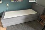 Boxspringbed 1 persoons, 90 cm, Eenpersoons, Ophalen of Verzenden, Zo goed als nieuw