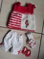 Zelf gemaakte Poppenkleertjes voor pop 43 cm., Ophalen of Verzenden, Nieuw, Babypop