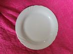 9 mooie witte borden, porcelaine Royal, Schwabap original, Ophalen, Zo goed als nieuw, Bord(en), Overige stijlen