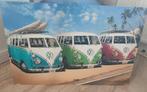 Schilderij volkswagenbusjes, Ophalen, Overige materialen, Zo goed als nieuw, 75 cm of meer