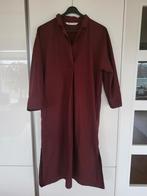 Donkerrode midi jurk van ZARA, Maat 38/40 (M), Zara, Ophalen of Verzenden, Gedragen